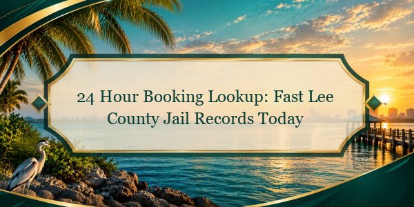 24 Hour Booking Lookup: Fast Lee County Jail Records Today