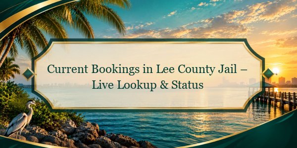 Current Bookings in Lee County Jail – Live Lookup & Status
