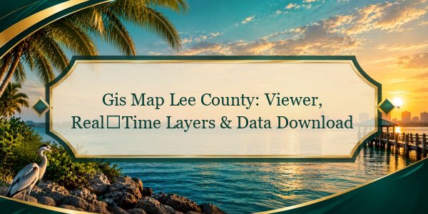 Gis Map Lee County: Viewer, Real‑Time Layers & Data Download