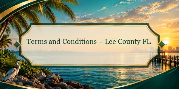 Terms and Conditions - Lee County FL
